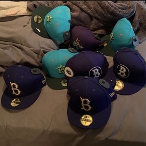 Brand new hats from lids